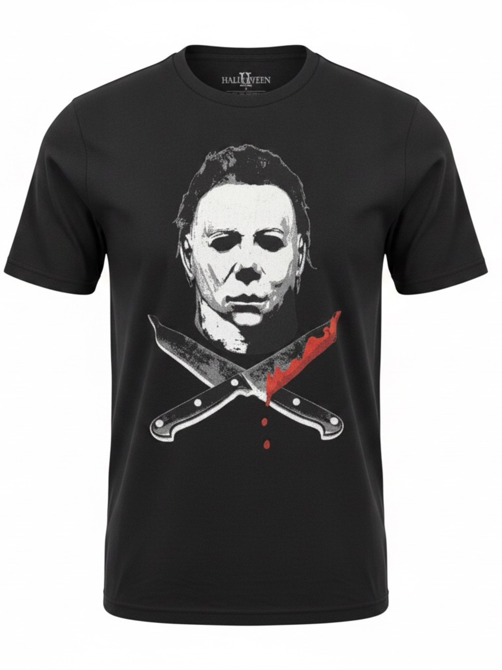 Halloween II Michael Myers Rock Rebel Graphic Tee Men’s Medium